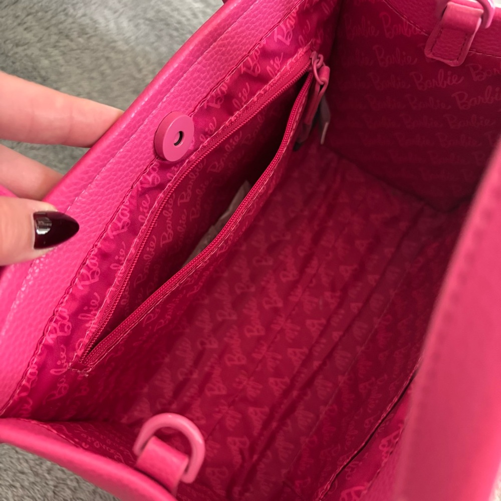 Barbie Hot Pink Logo Tote - Picture 4 of 5
